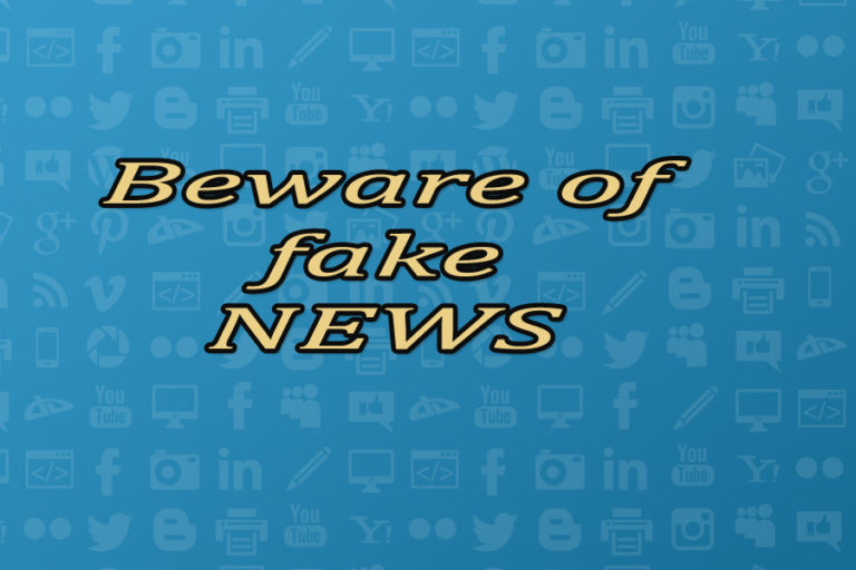 Beware of fake news in social media..